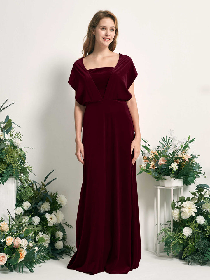 Carlyna Fourreau Convertible Longueur ras du sol Robes de demoiselle d&