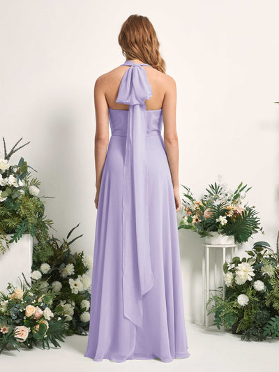 Carlyna Robe de demoiselle d'honneur Trapèze Col coeur Longueur ras du sol Lilas #couleur_lilas