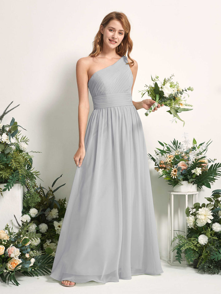 Carlyna Robe Trapèze Asymétrique Longueur ras du sol Mousseline Demoiselle d&