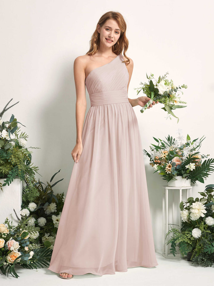 Carlyna Robe Trapèze Asymétrique Longueur ras du sol Mousseline Demoiselle d&