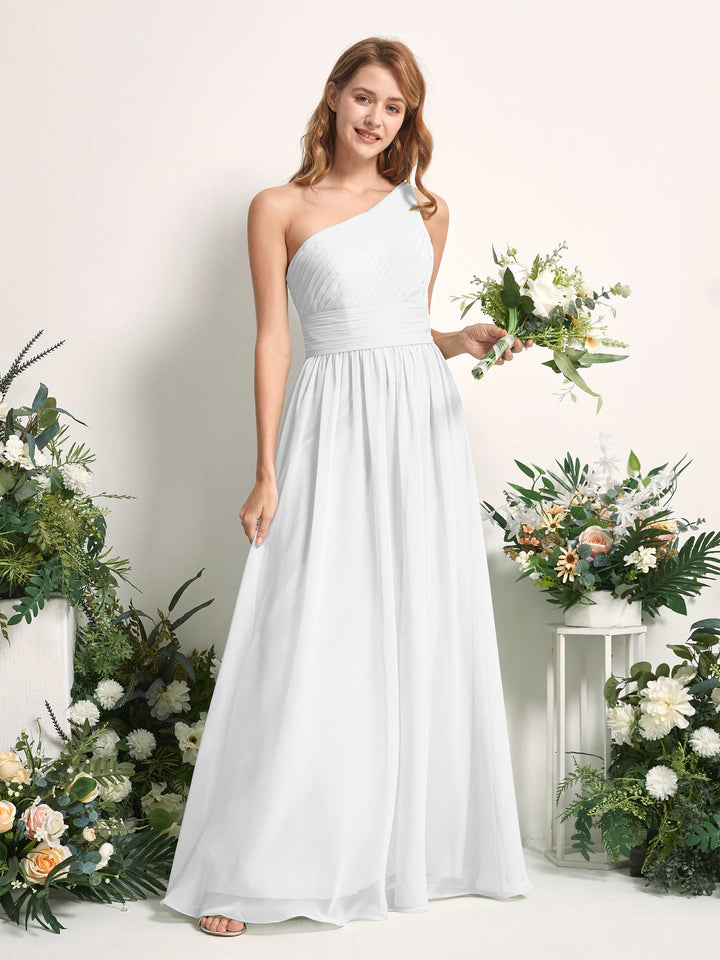 Carlyna Robe Trapèze Asymétrique Longueur ras du sol Mousseline Demoiselle d&