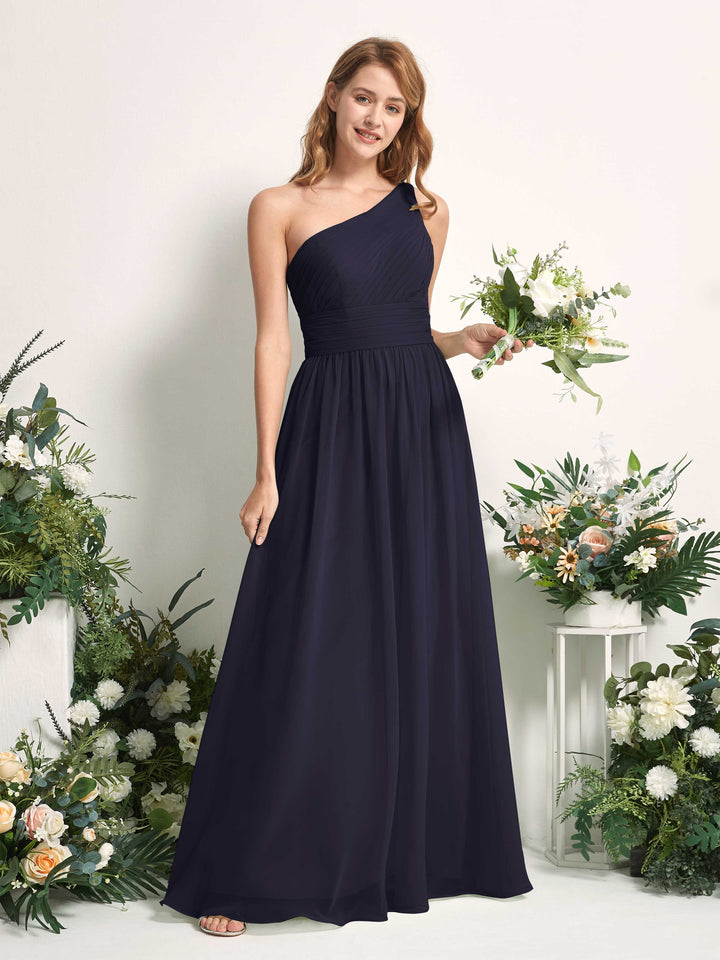 Carlyna Robe Trapèze Asymétrique Longueur ras du sol Mousseline Demoiselle d&