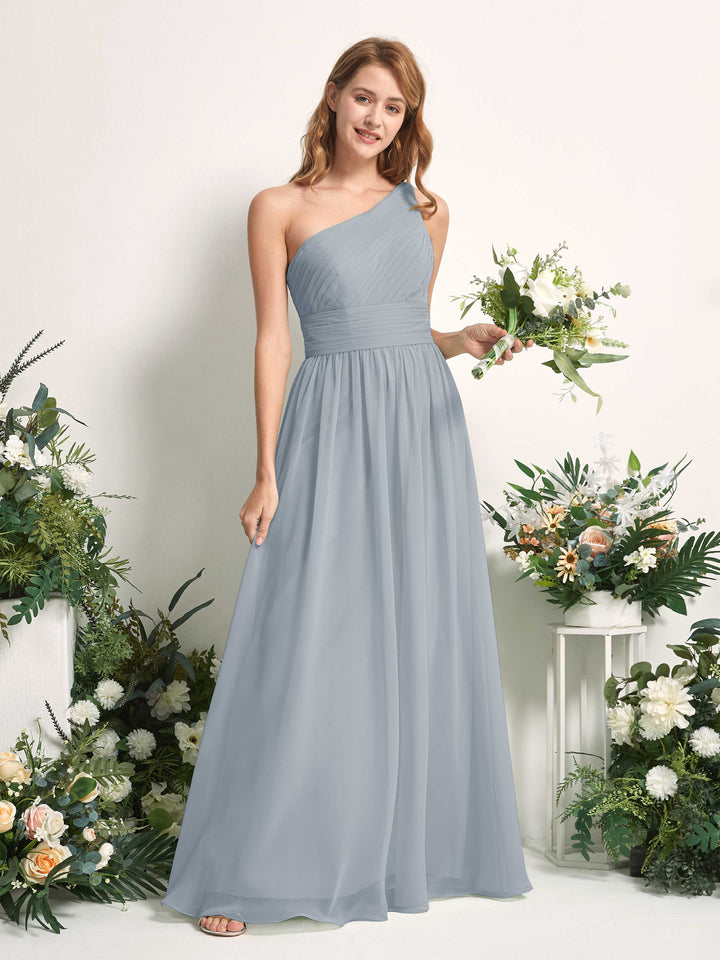 Carlyna Robe Trapèze Asymétrique Longueur ras du sol Mousseline Demoiselle d&