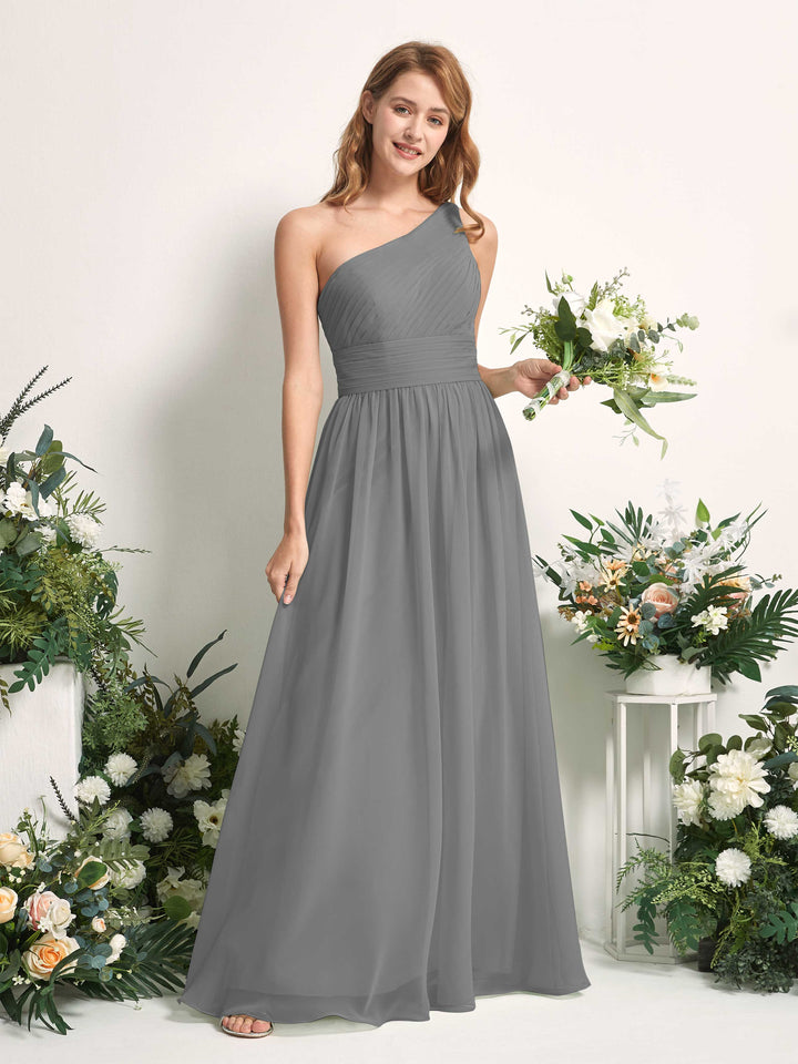 Carlyna Robe Trapèze Asymétrique Longueur ras du sol Mousseline Demoiselle d&