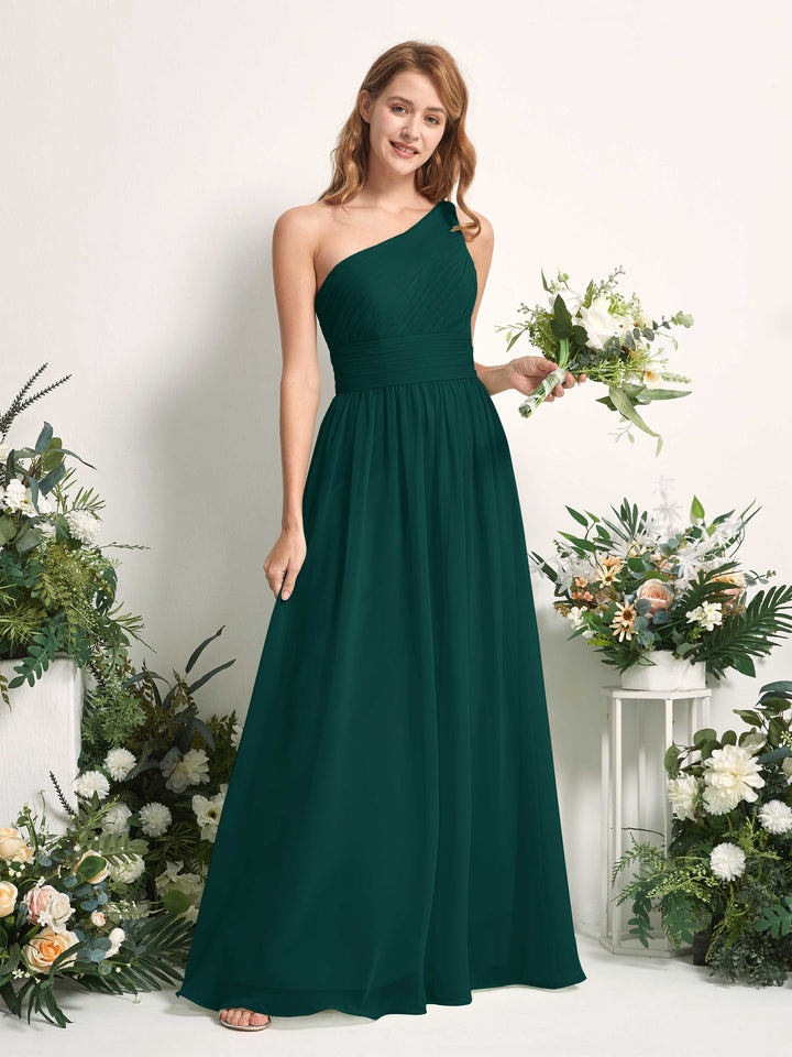 Carlyna Robe Trapèze Asymétrique Longueur ras du sol Mousseline Demoiselle d&