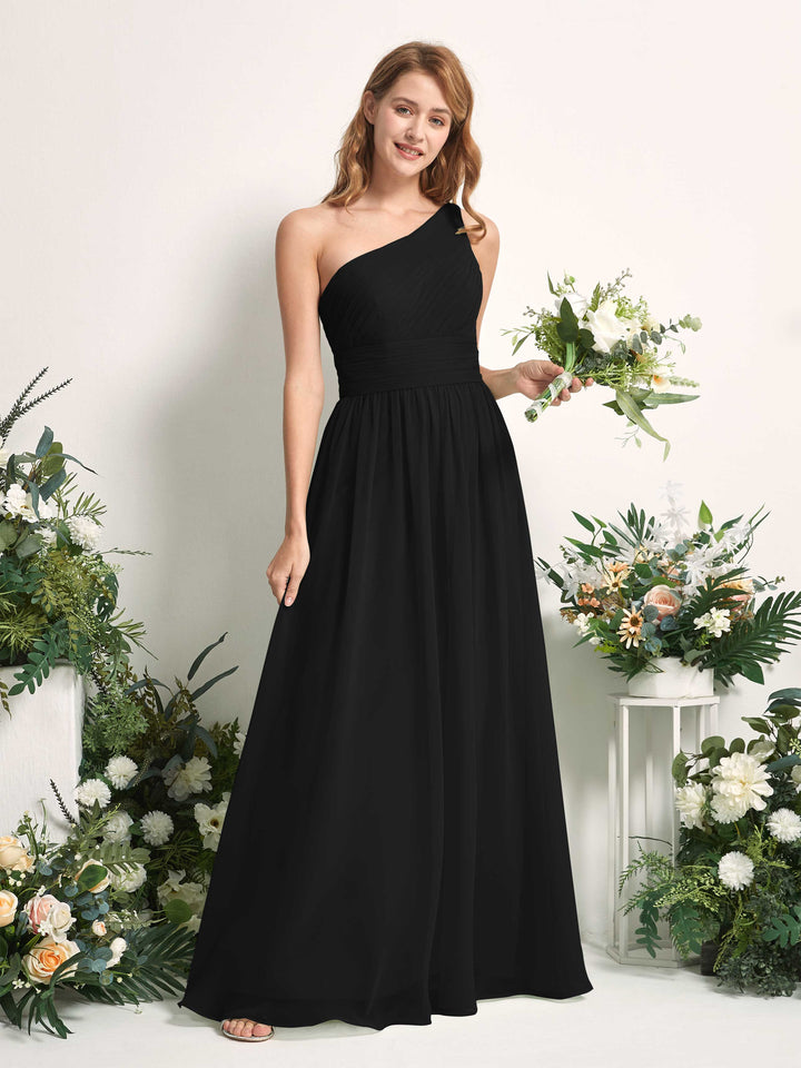 Carlyna Robe Trapèze Asymétrique Longueur ras du sol Mousseline Demoiselle d&