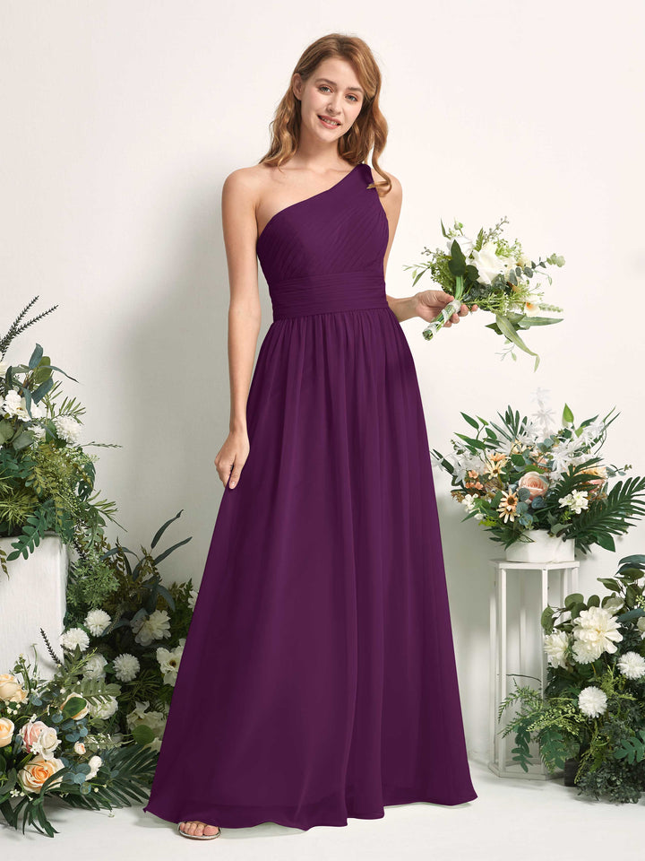 Carlyna Robe Trapèze Asymétrique Longueur ras du sol Mousseline Demoiselle d&