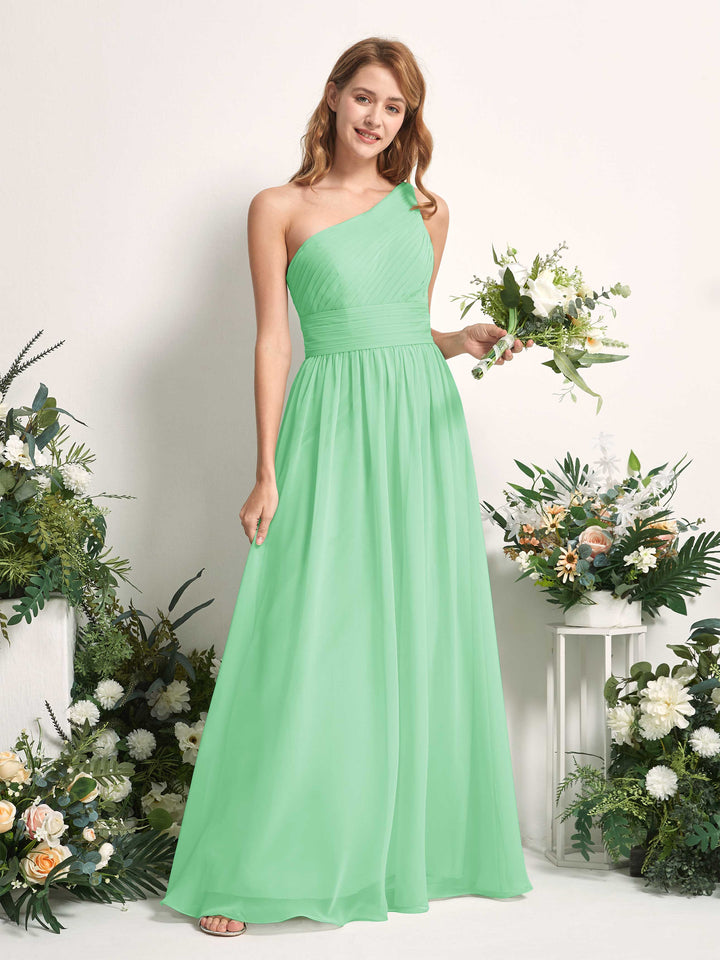 Carlyna Robe Trapèze Asymétrique Longueur ras du sol Mousseline Demoiselle d&
