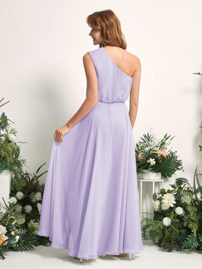 Carlyna Robe Trapèze Asymétrique Longueur Sol Robes de Demoiselle d'Honneur Lilas #couleur_lilas