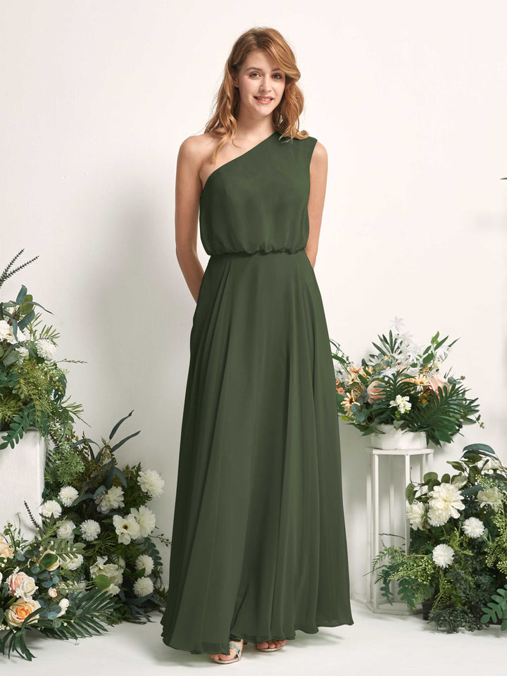 Carlyna Robe Trapèze Asymétrique Longueur Sol Robes de Demoiselle d&