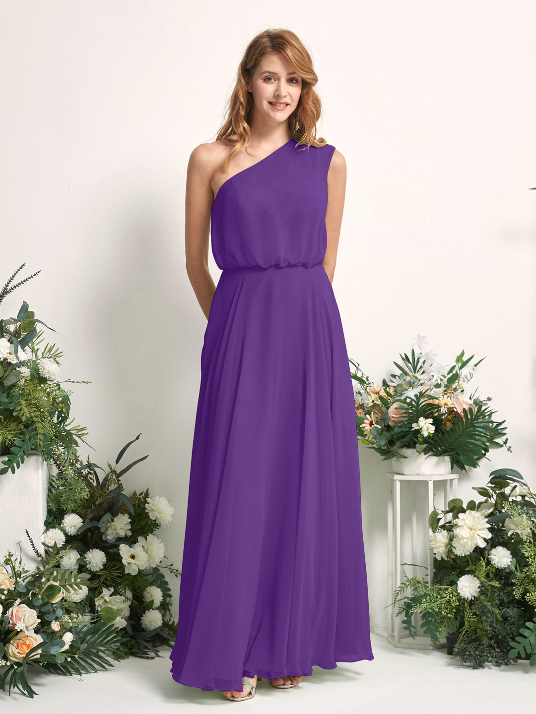 Carlyna Robe Trapèze Asymétrique Longueur Sol Robes de Demoiselle d&