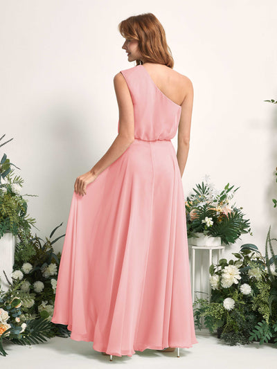 Carlyna Robe Trapèze Asymétrique Longueur Sol Robes de Demoiselle d'Honneur Rose Ballet #couleur_rose-ballet