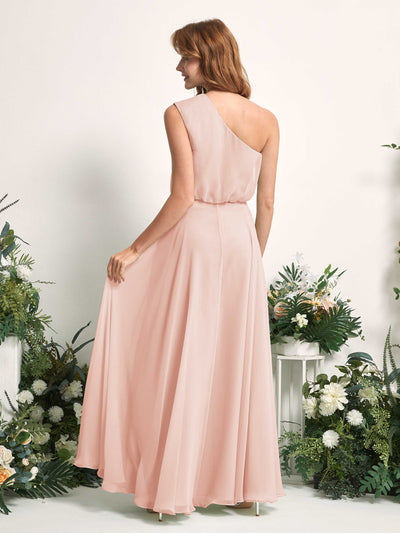 Carlyna Robe Trapèze Asymétrique Longueur Sol Robes de Demoiselle d'Honneur Rose Perle #couleur_rose-perle