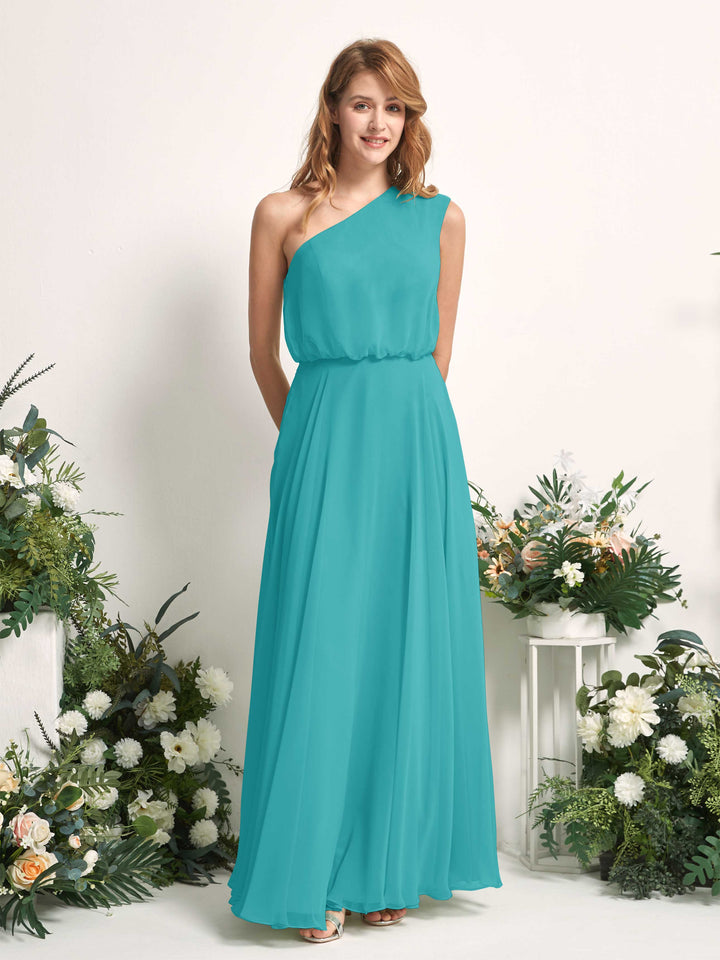 Carlyna Robe Trapèze Asymétrique Longueur Sol Robes de Demoiselle d&