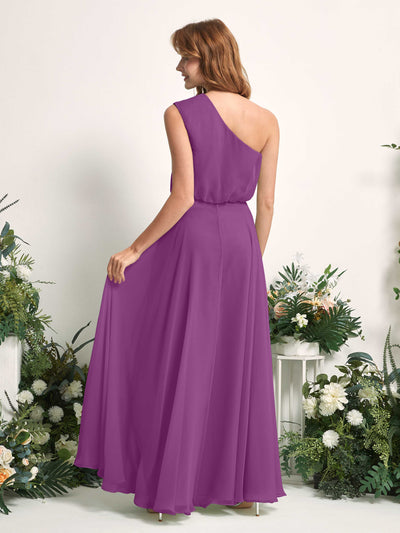 Carlyna Robe Trapèze Asymétrique Longueur Sol Robes de Demoiselle d'Honneur Violet #couleur_violet