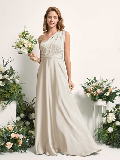 Carlyna Robe trapèze col cœur longueur ras du sol demoiselle d'honneur Champagne #couleur_champagne