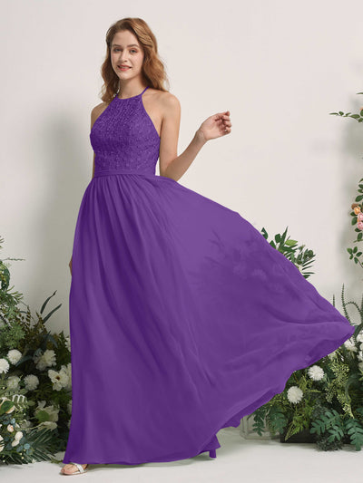 Carlyna Robe trapèze col rond longueur ras du sol robes de demoiselle d'honneur Régence #couleur_r-gence