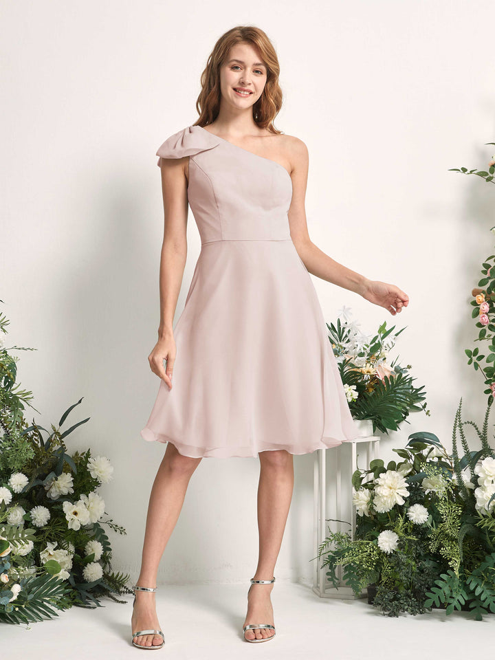 Carlyna Trapèze Décolleté Asymétrique Patineuse Robes de demoiselle d&