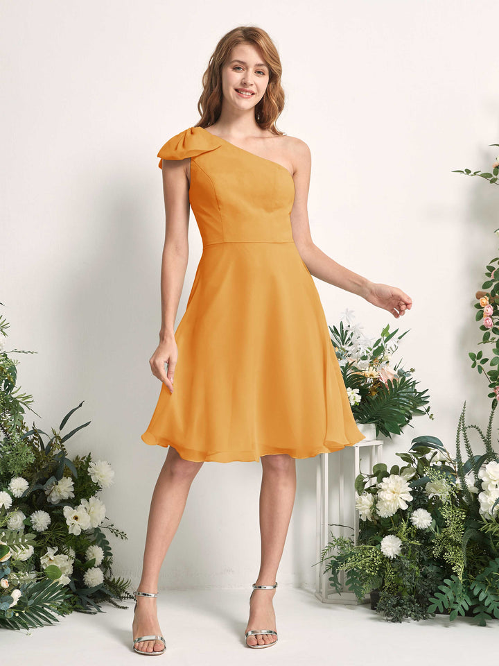 Carlyna Trapèze Décolleté Asymétrique Patineuse Robes de demoiselle d&