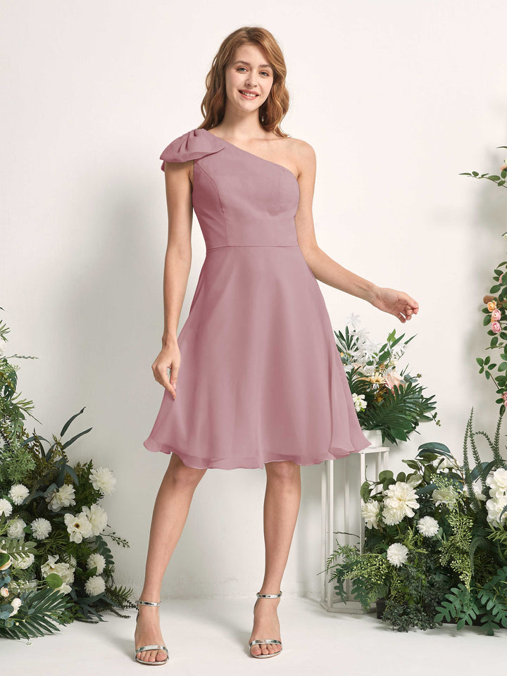 Carlyna Trapèze Décolleté Asymétrique Patineuse Robes de demoiselle d&