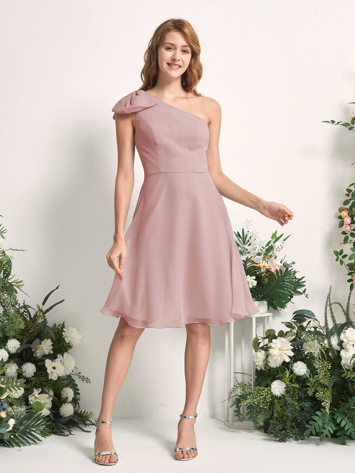 Carlyna Trapèze Décolleté Asymétrique Patineuse Robes de demoiselle d&